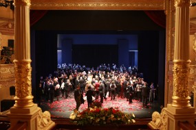 Druženje obiskovalcev in članov SNG Opera in balet Ljubljana. 