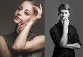 Na fotografiji sta gostujoča solista Natascha Mair in Patrik Holeček (foto:Pavel Hejny)