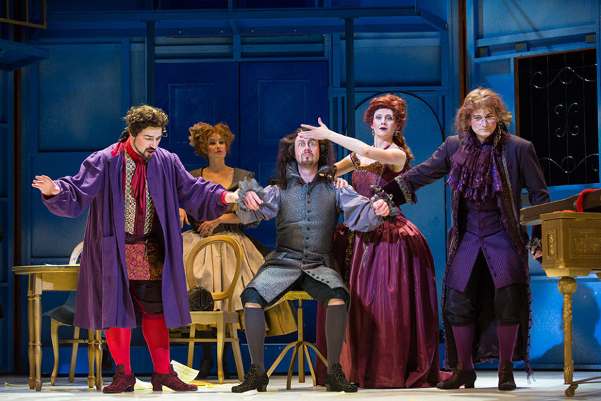 JOŽE VIDIC, ANA DEŽMAN, PETER MARTINČIČ, ELENA DOBRAVEC IN DEJAN MAKSIMILIJAN VRBANČIČ, foto: SNG Opera in balet Ljubljana / Darja Štravs Tisu