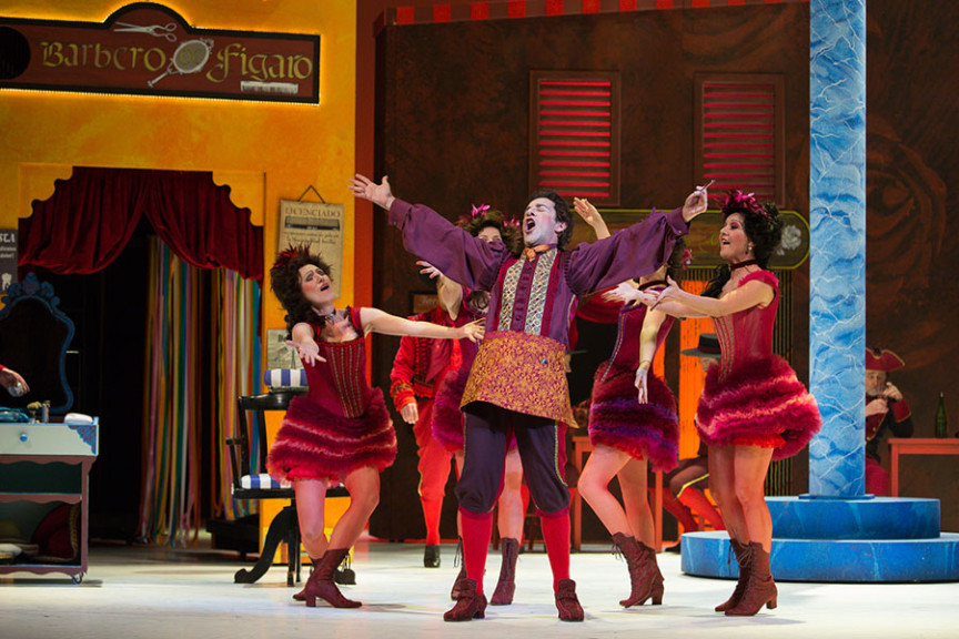 SLAVKO SAVINŠEK, MARJETKA BOHINC, IDA PLEVNIK, VIŠNJA FIČOR<br />
IN BIANCA TELBAN, foto: SNG Opera in balet Ljubljana / Darja Štravs Tisu