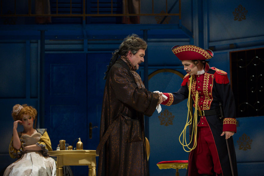 KRISTINA ŠUSTER, JANKO VOLČANŠEK IN MARTIN SUŠNIK, foto: SNG Opera in balet Ljubljana / Darja Štravs Tisu