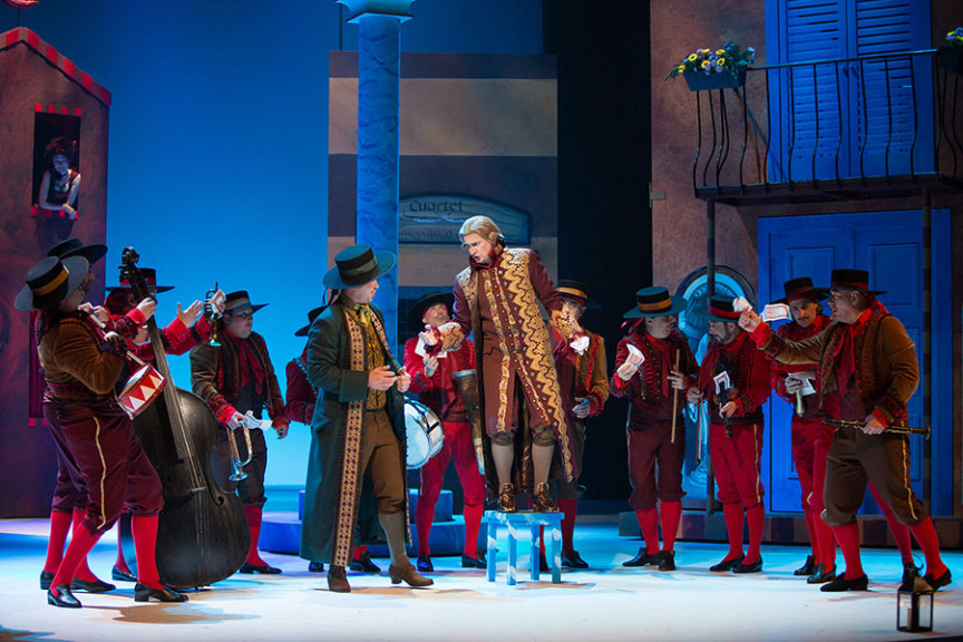 ROK BAVČAR, DEJAN MAKSIMILIJAN VRBANČIČ IN OPERNI ZBOR, foto: SNG Opera in balet Ljubljana / Darja Štravs Tisu