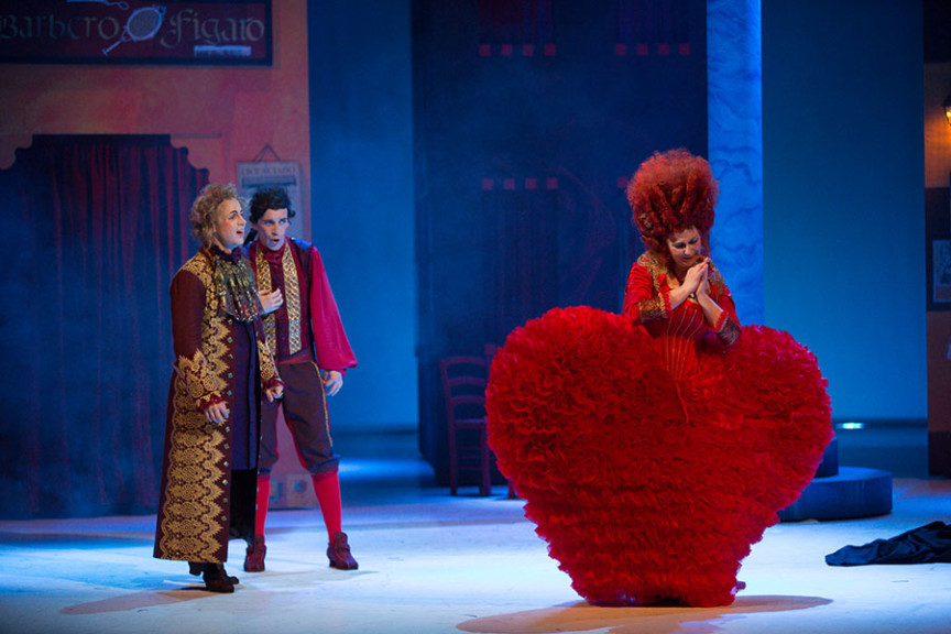 MARTIN SUŠNIK, SLAVKO SAVINŠEK IN NORINA RADOVAN, foto: SNG Opera in balet Ljubljana / Darja Štravs Tisu