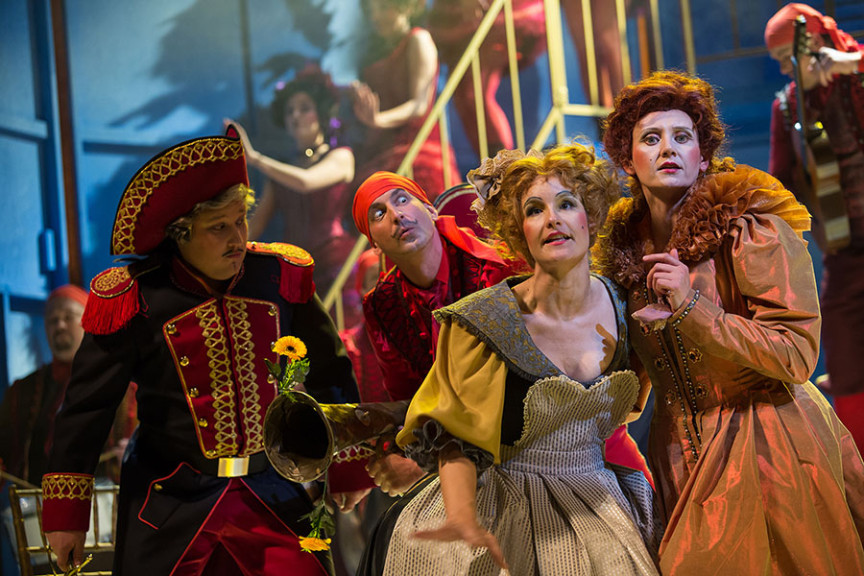 ALJAŽ ŽGAVC, ANA DEŽMAN, ELENA DOBRAVEC IN ANTON HABJAN, foto: SNG Opera in balet Ljubljana / Darja Štravs Tisu