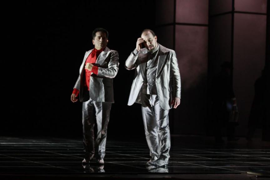 Andrej Debevec in Jože Vidic<br />
Foto: SNG Opera in balet Ljubljana / Robert Balen